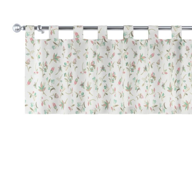 Dekoria Kurzgardine mit Schlaufen aus Stoffkollektion Londres in Ecru in 130 x 40 cm von Dekoria