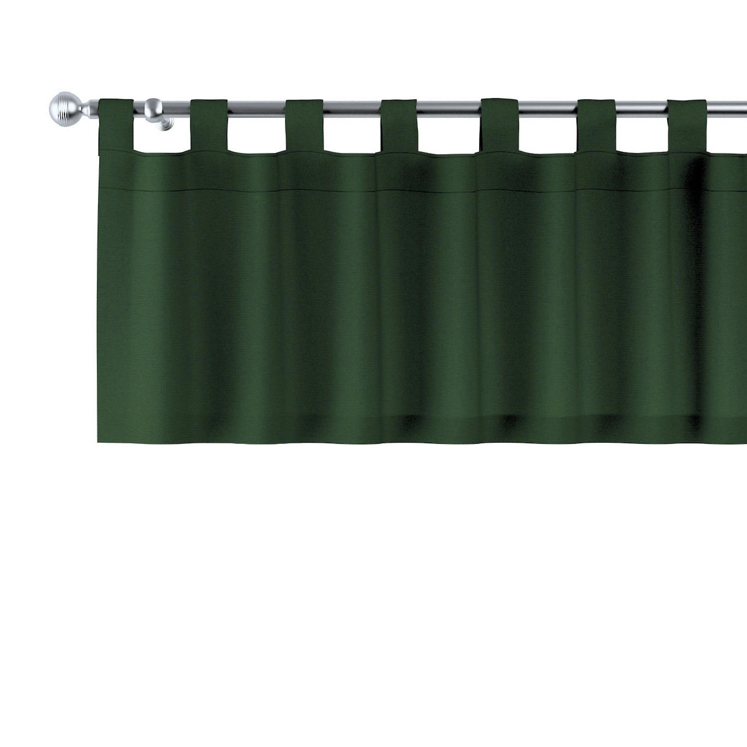 Dekoria Kurzgardine mit Schlaufen aus Stoffkollektion Quadro in Dunkelgrün in 390 x 40 cm Dekoria Kurzgardine mit Schlaufen aus Stoffkollektion Quadro in Dunkelgrün in 390 x 40 cm von Dekoria