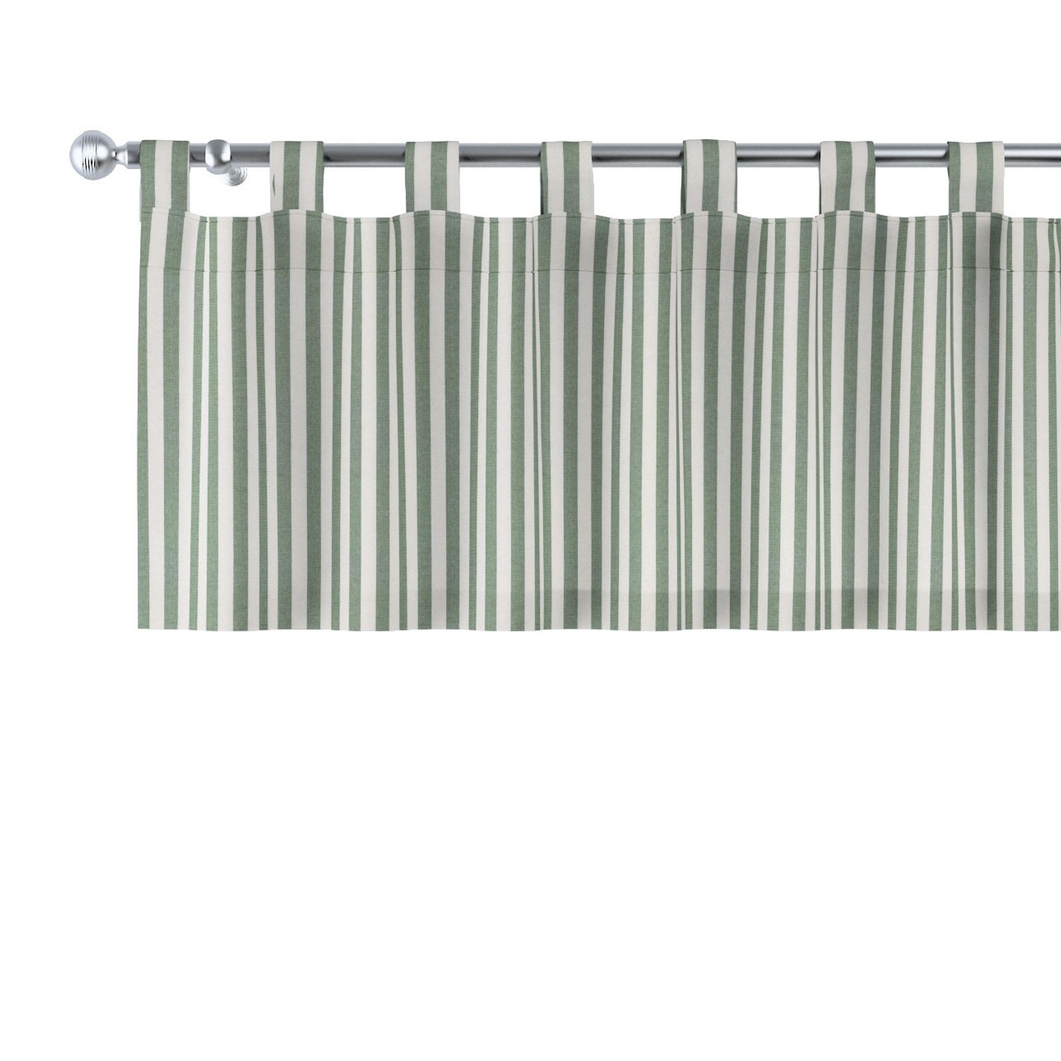 Dekoria Kurzgardine mit Schlaufen aus Stoffkollektion Quadro in Grün-Ecru in 390 x 40 cm Dekoria Kurzgardine mit Schlaufen aus Stoffkollektion Quadro in Grün-Ecru in 390 x 40 cm von Dekoria