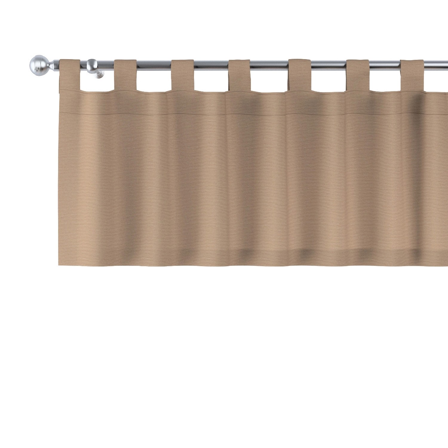 Dekoria Kurzgardine mit Schlaufen aus Stoffkollektion Quadro in Hellbraun in 130 x 40 cm Dekoria Kurzgardine mit Schlaufen aus Stoffkollektion Quadro in Hellbraun in 130 x 40 cm von Dekoria