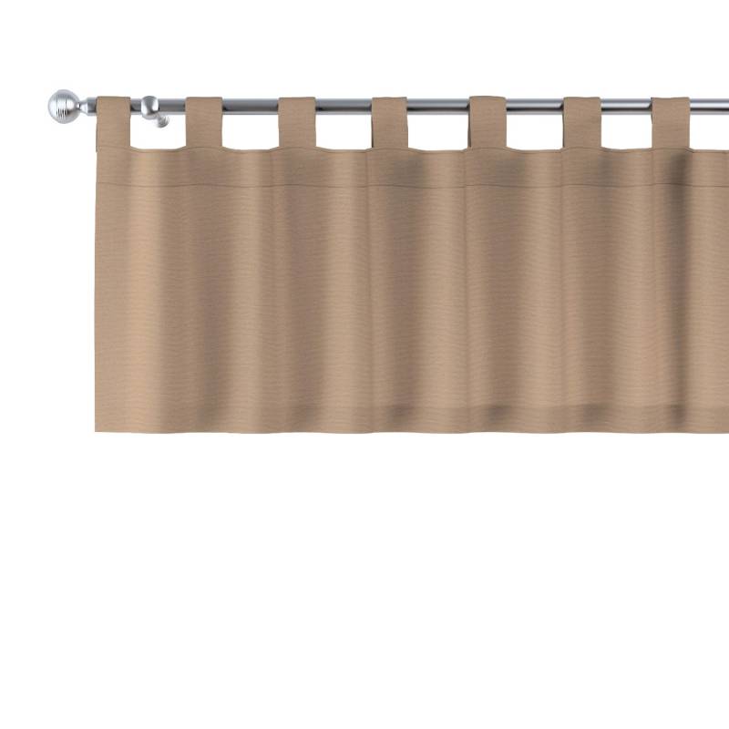 Dekoria Kurzgardine mit Schlaufen aus Stoffkollektion Quadro in Hellbraun in 130 x 40 cm Dekoria Kurzgardine mit Schlaufen aus Stoffkollektion Quadro in Hellbraun in 130 x 40 cm von Dekoria