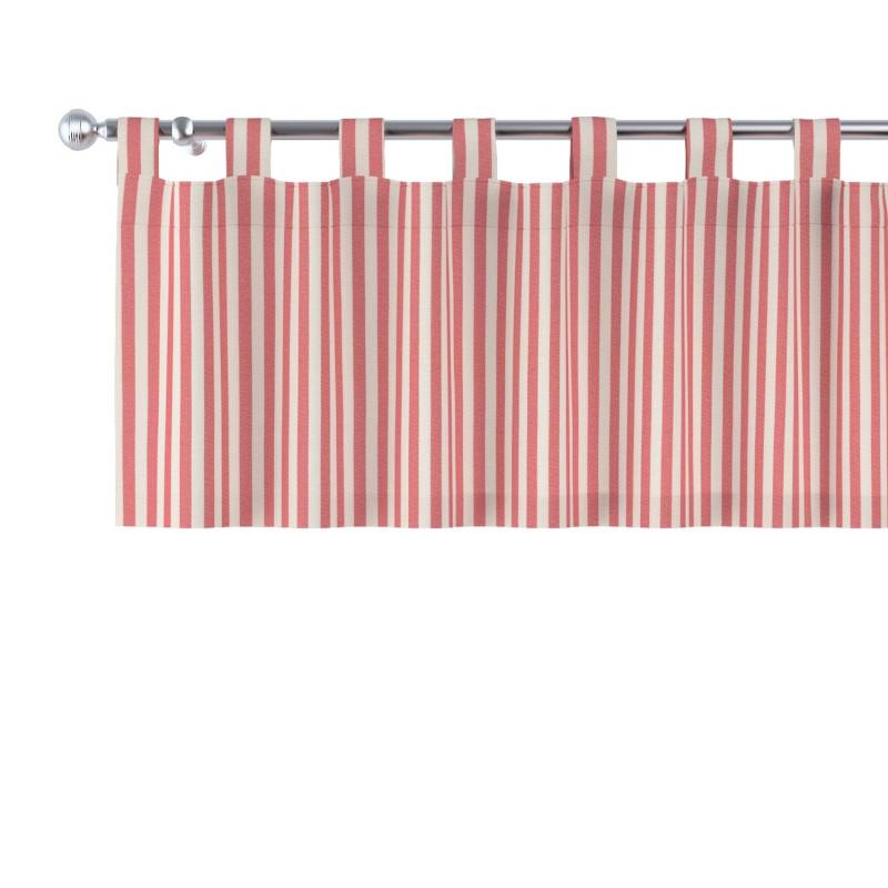 Dekoria Kurzgardine mit Schlaufen aus Stoffkollektion Quadro in Rot-Ecru in 390 x 40 cm Dekoria Kurzgardine mit Schlaufen aus Stoffkollektion Quadro in Rot-Ecru in 390 x 40 cm von Dekoria