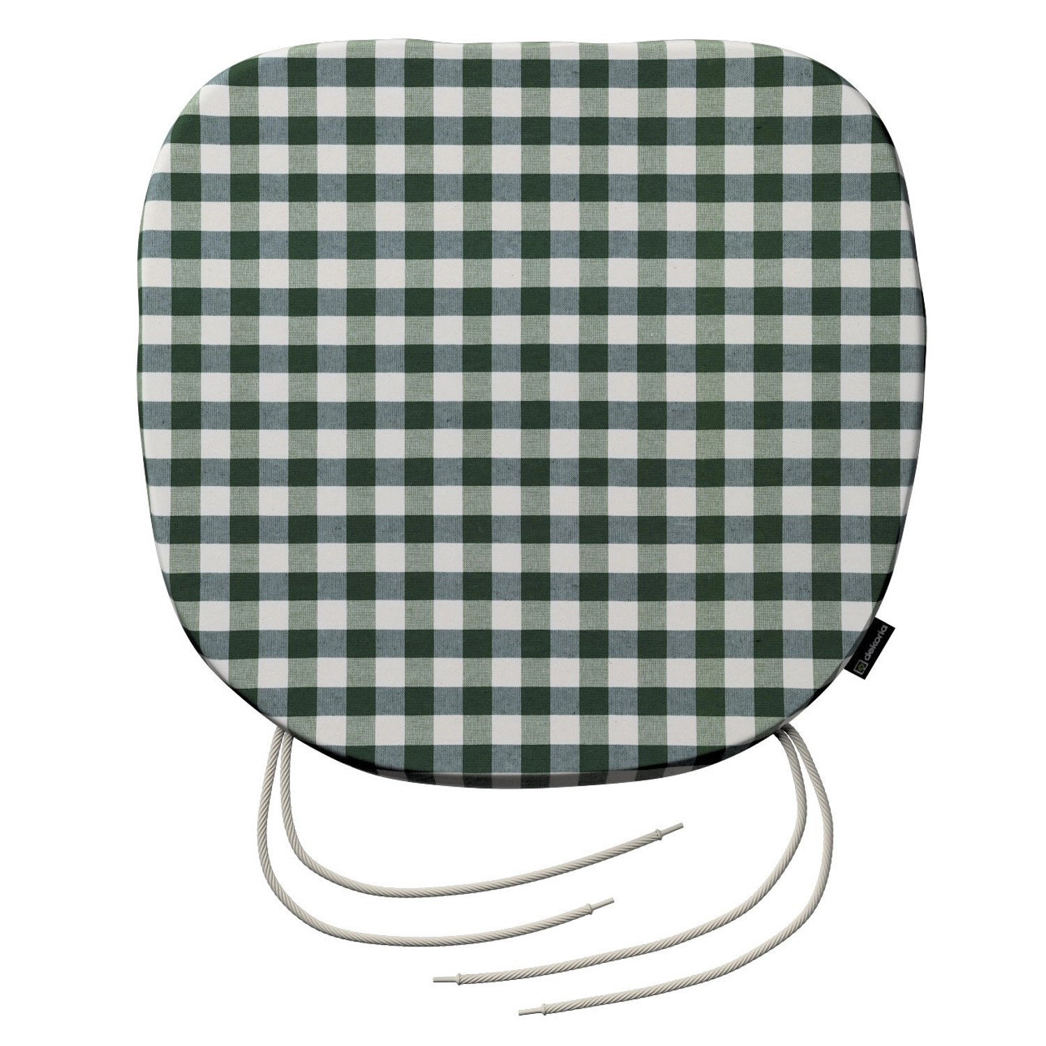 Dekoria Stuhlkissen Marcus mit Bindeschnur aus Stoffkollektion Quadro in Grün-Ecru in 40 x 37 x 2,5 cm Dekoria Stuhlkissen Marcus mit Bindeschnur aus Stoffkollektion Quadro in Grün-Ecru in 40 x 37 x 2,5 cm von Dekoria