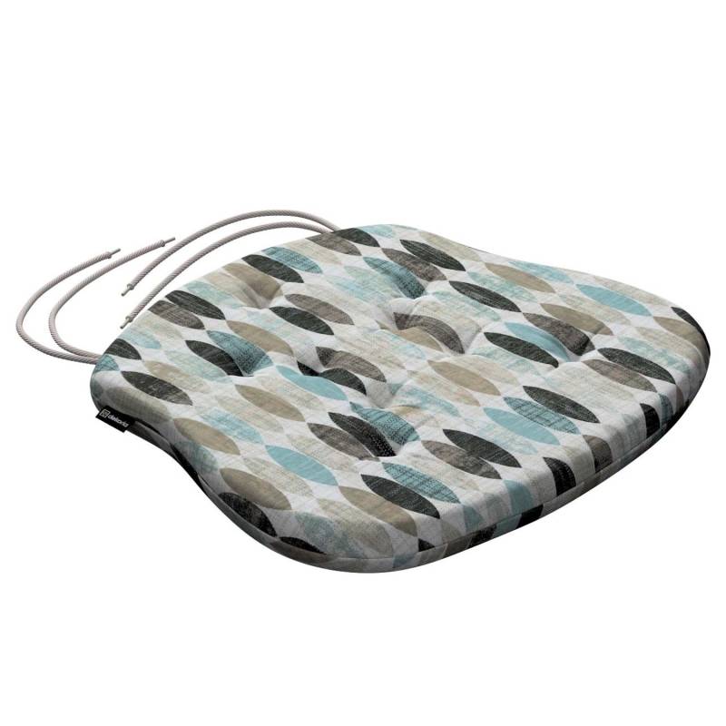 Dekoria Stuhlkissen Peter mit Bindeschnur aus Stoffkollektion Modern in Blau-Beige in 41x 38 x 3,5 cm von Dekoria