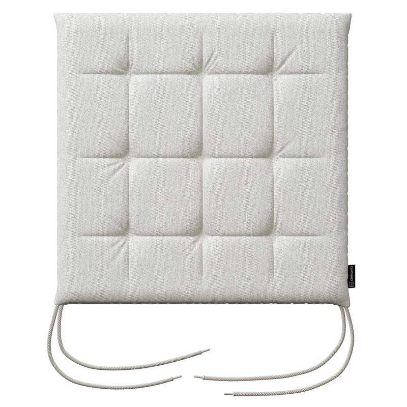Dekoria Stuhlkissen Ulrich mit Bindeschnur aus Stoffkollektion Amsterdam in Creme in 40 x 40 x 3,5 cm von Dekoria