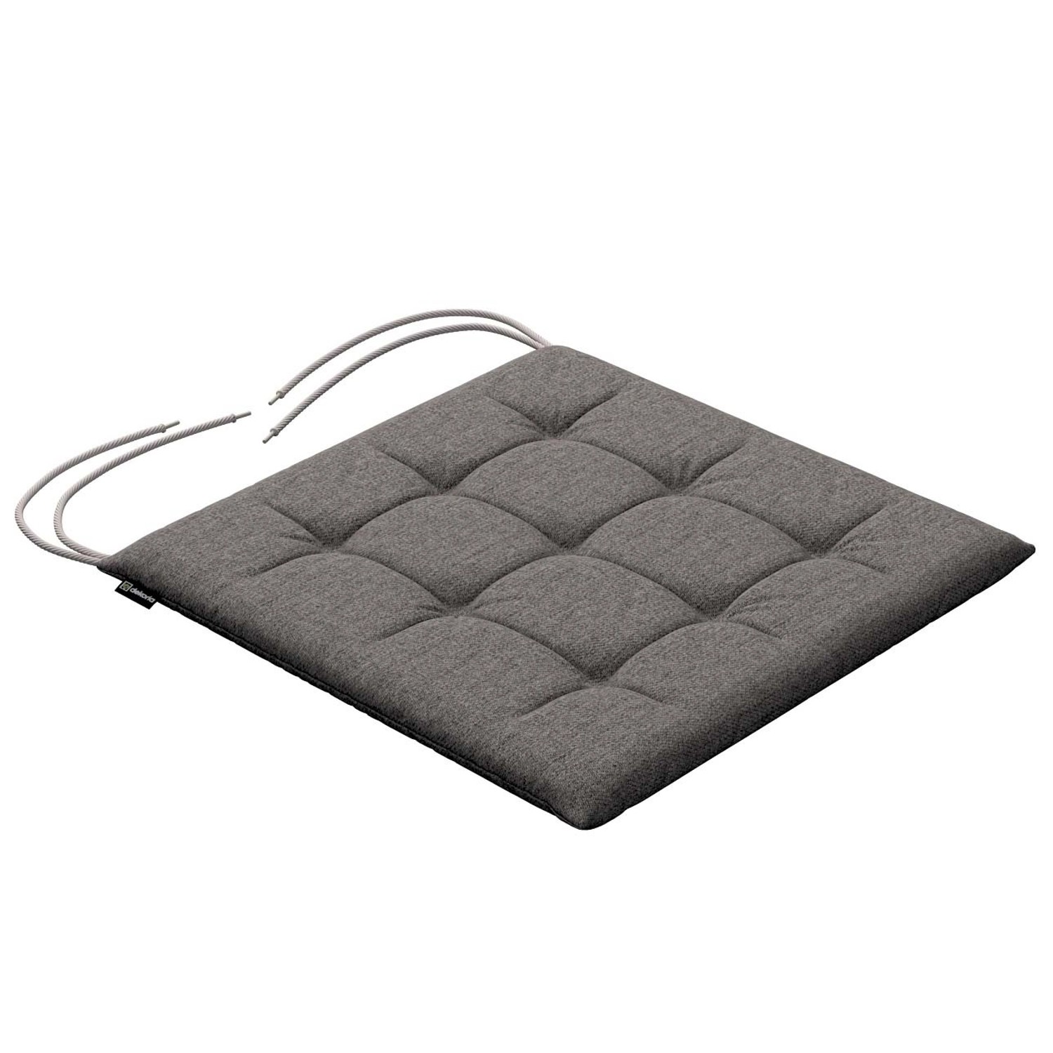 Dekoria Stuhlkissen Ulrich mit Bindeschnur aus Stoffkollektion Edinburgh in Dunkelgrau in 40 x 40 x 3,5 cm Dekoria Stuhlkissen Ulrich mit Bindeschnur aus Stoffkollektion Edinburgh in Dunkelgrau in 40 x 40 x 3,5 cm von Dekoria