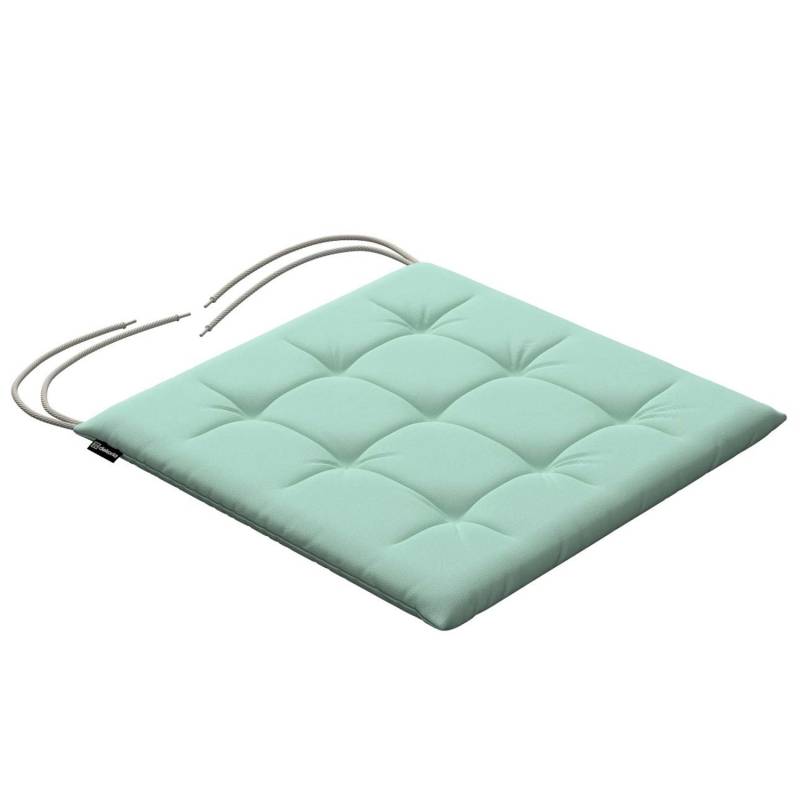 Dekoria Stuhlkissen Ulrich mit Bindeschnur aus Stoffkollektion Loneta in Mintgrün in 40 x 40 x 3,5 cm von Dekoria