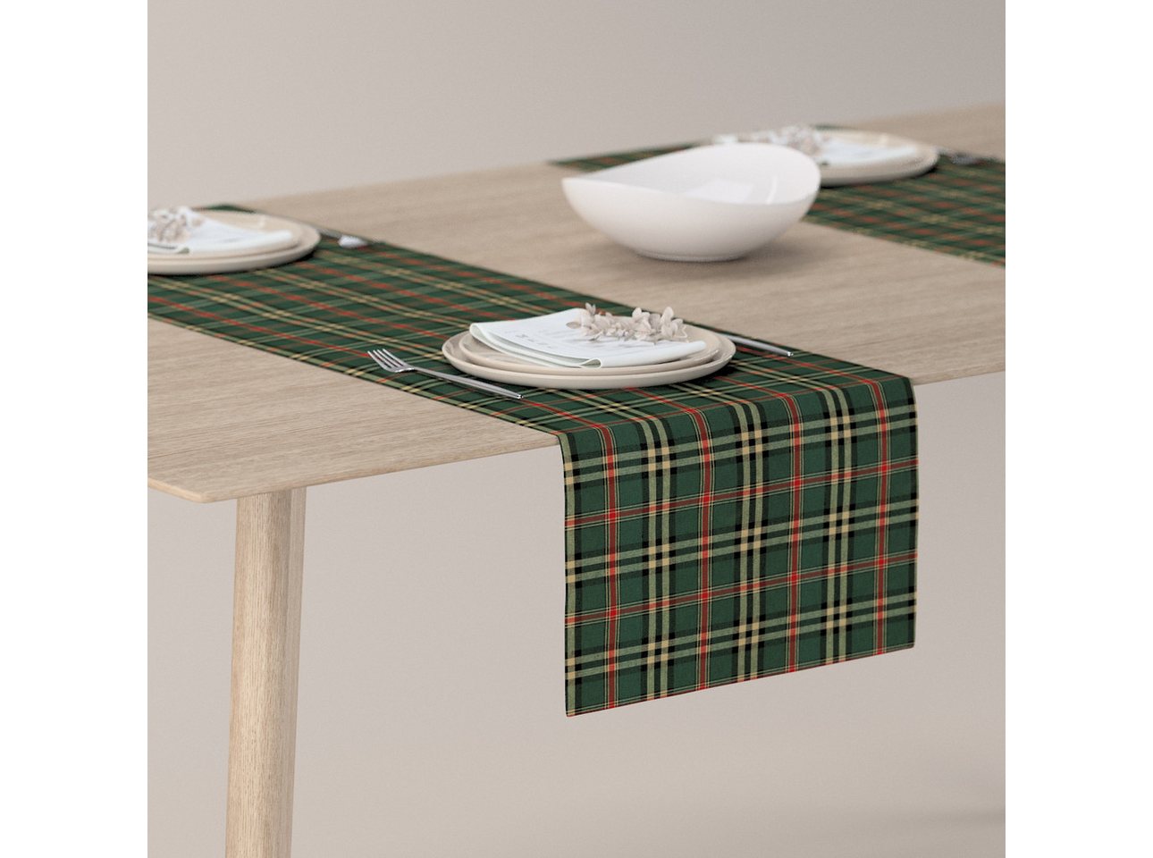 Dekoria Tischläufer 40 x 130 cm, Quadro 142-69 von Dekoria