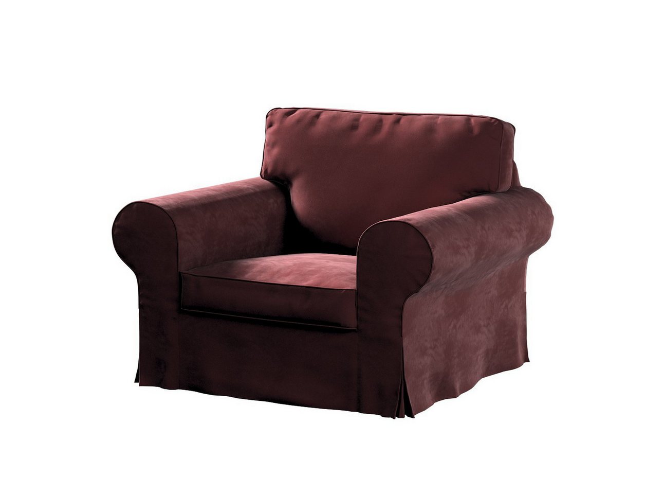 Sofahusse Ektorp Sessel, Velvet, Dekoria von Dekoria