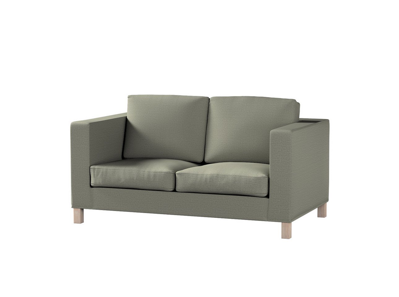 Sofahusse Karlanda 2-Sitzer Sofa nicht ausklappbar kurz, Living II, Dekoria von Dekoria