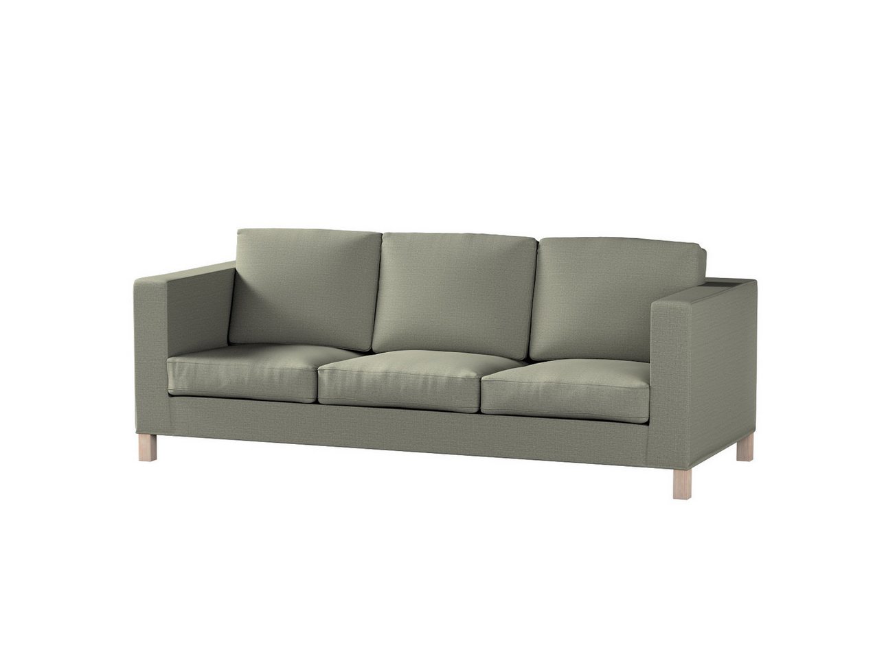 Sofahusse Karlanda 3-Sitzer Sofa nicht ausklappbar kurz, Living II, Dekoria von Dekoria