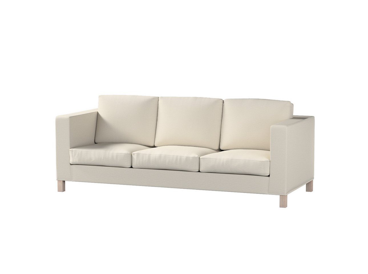 Sofahusse Karlanda 3-Sitzer Sofa nicht ausklappbar kurz, Living II, Dekoria von Dekoria