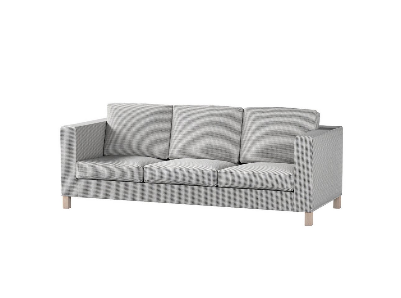 Sofahusse Karlanda 3-Sitzer Sofa nicht ausklappbar kurz, Living II, Dekoria von Dekoria