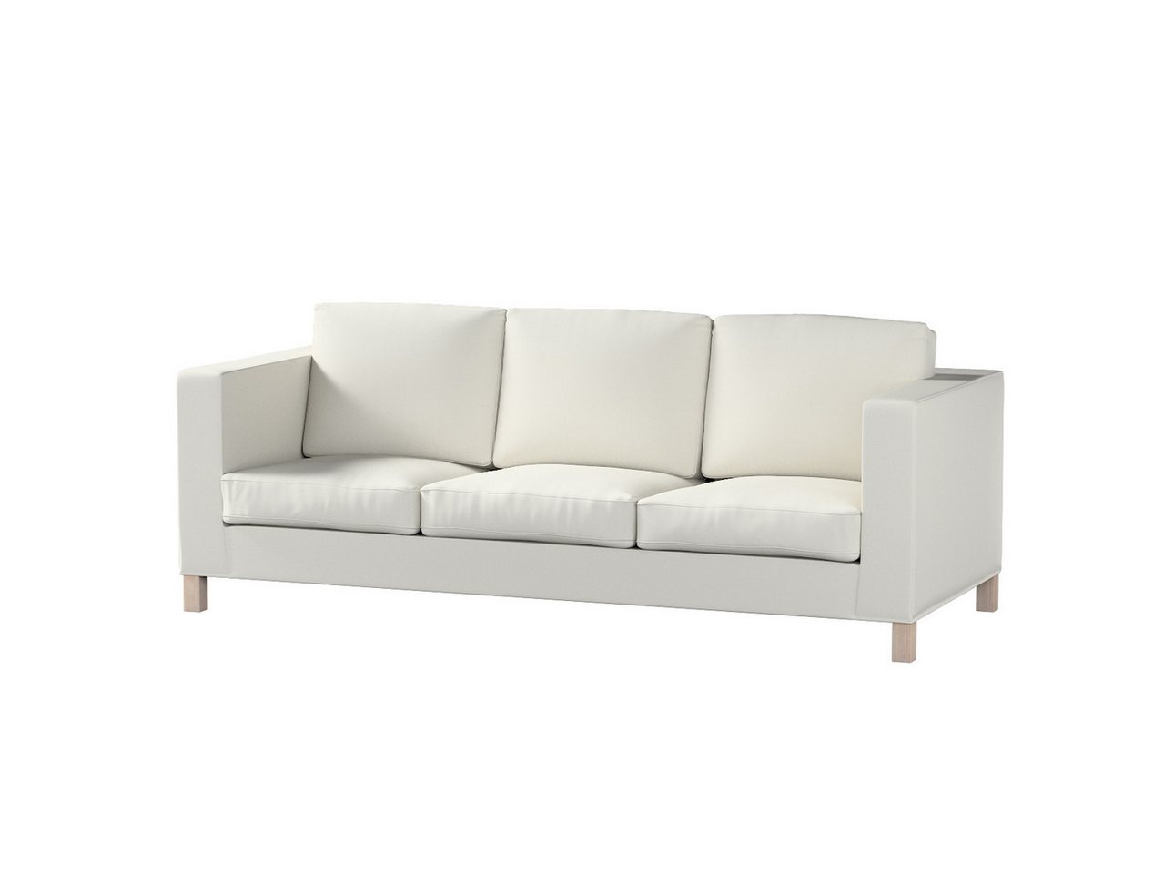 Sofahusse Karlanda 3-Sitzer Sofa nicht ausklappbar kurz, Living II, Dekoria von Dekoria