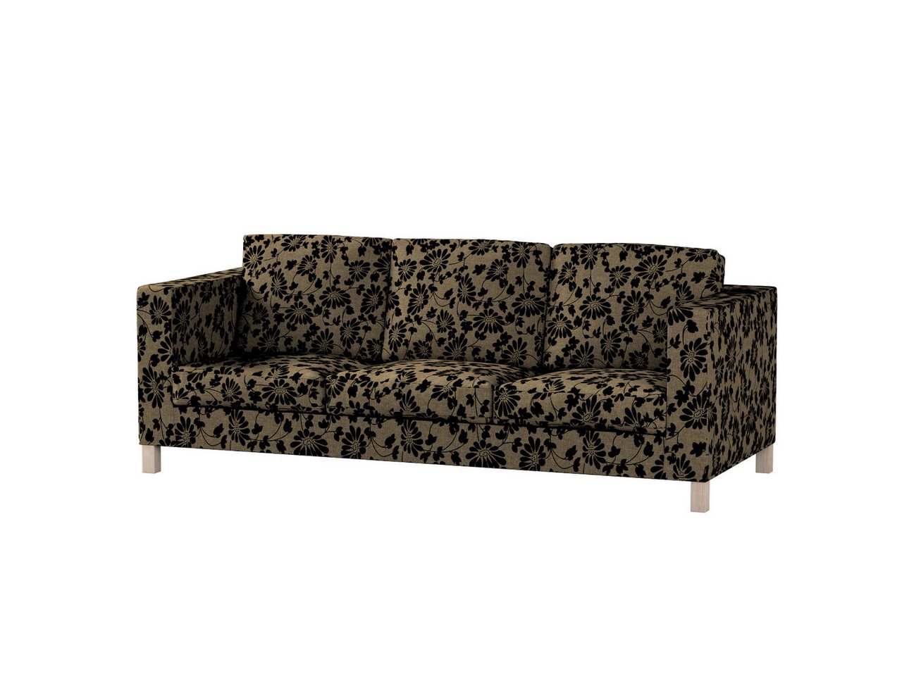 Sofahusse Karlanda 3-Sitzer Sofa nicht ausklappbar kurz, Living II, Dekoria von Dekoria