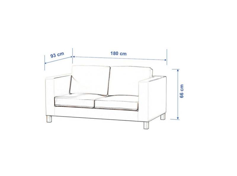 Dekoria Sofahusse Karlanda Schlafsofa kurz, Living II von Dekoria