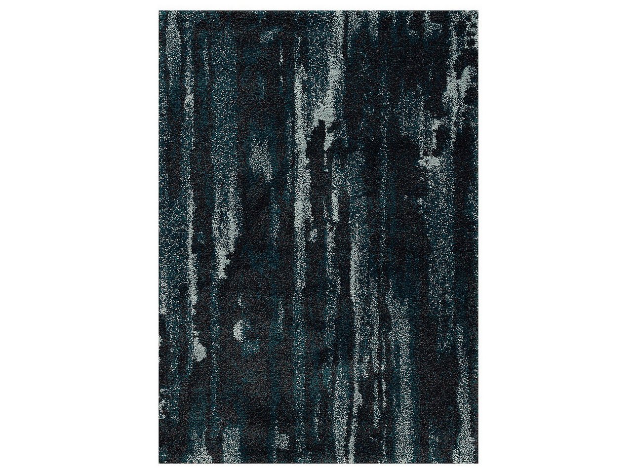 Teppich Softness near black/peacock blue 120x160, Dekoria, Höhe: 1 mm von Dekoria