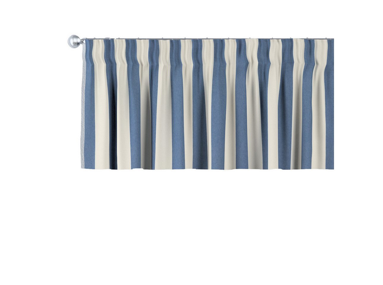 Dekoria Vorhang mit Kräuselband 130 x 40 cm, Quadro Dekoria Vorhang mit Kräuselband 130 x 40 cm, Quadro von Dekoria