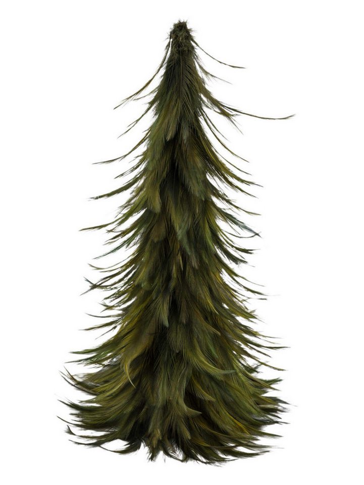 Dekorieren macht glücklich Künstlicher Weihnachtsbaum Feder-Tannenbaum, 31 cm, hochwertige Federn, langlebig u. pflegeleicht, Dekorieren macht glücklich Künstlicher Weihnachtsbaum Feder-Tannenbaum, 31 cm, hochwertige Federn, langlebig u. pflegeleicht, von Dekorieren macht glücklich