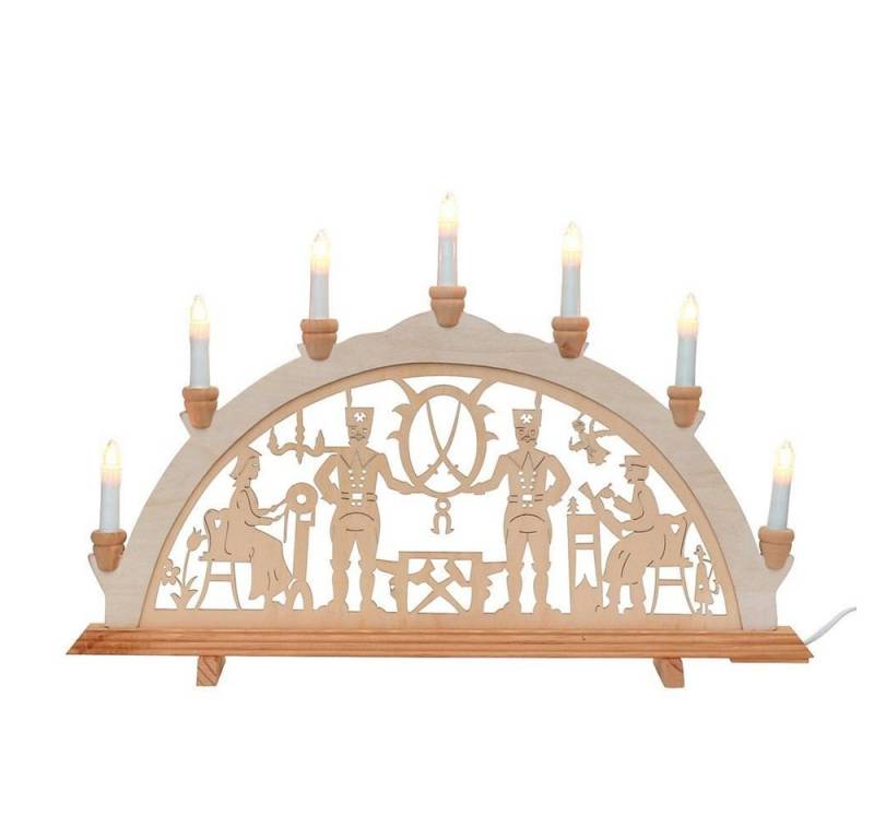 Dekoteam24 Schwibbogen Holz Schwibbogen - Bergleute - 7 flammig Dekoteam24 Schwibbogen Holz Schwibbogen - Bergleute - 7 flammig von Dekoteam24