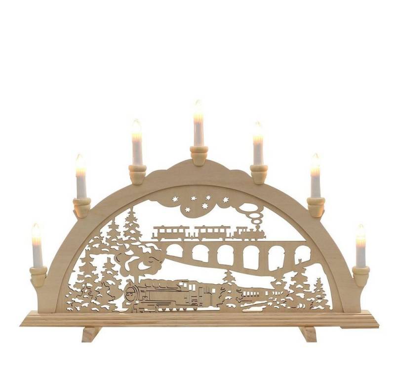 Dekoteam24 Schwibbogen Holz Schwibbogen - Eisenbahn - 10 flammig Dekoteam24 Schwibbogen Holz Schwibbogen - Eisenbahn - 10 flammig von Dekoteam24