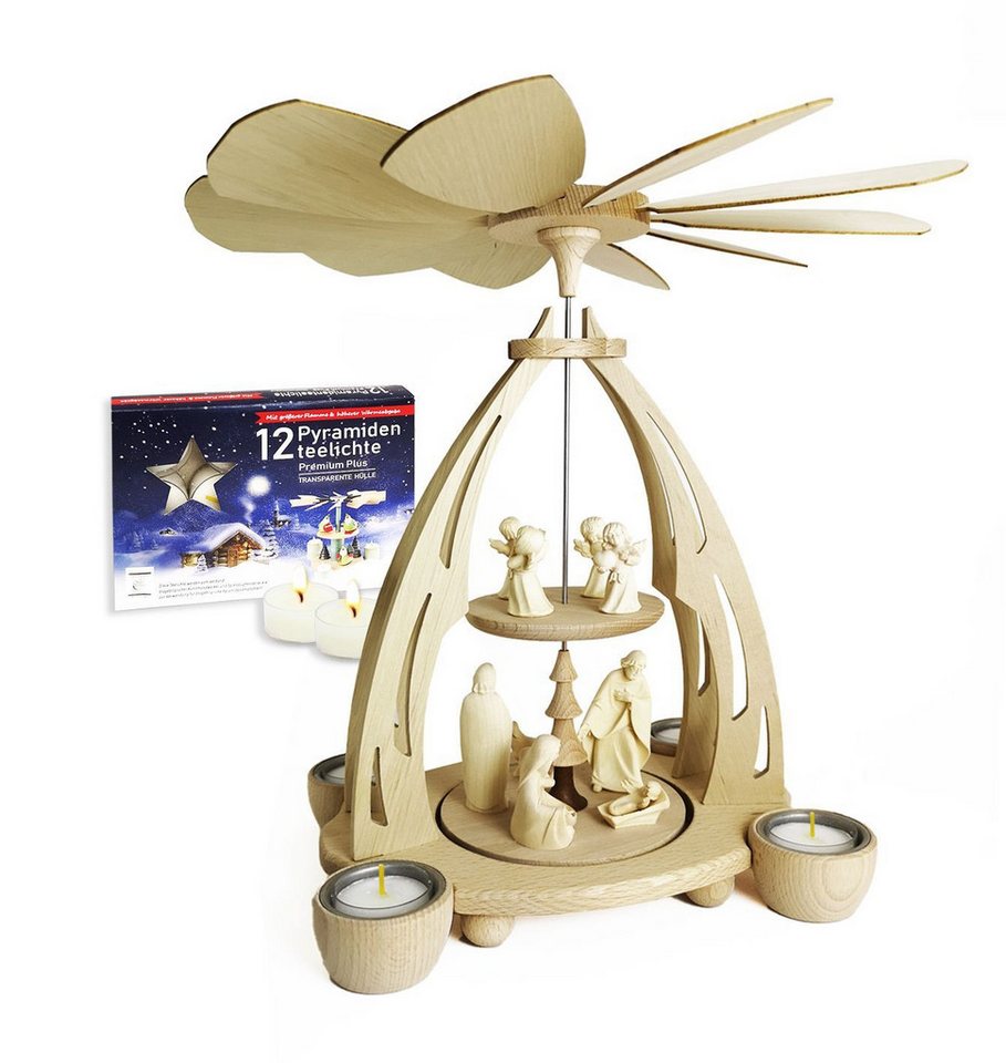Dekoteam24 Weihnachtspyramide Holz-, Tisch-, Teelicht-, Weihnachts-, Pyramide - Heilige Familie Dekoteam24 Weihnachtspyramide Holz-, Tisch-, Teelicht-, Weihnachts-, Pyramide - Heilige Familie von Dekoteam24