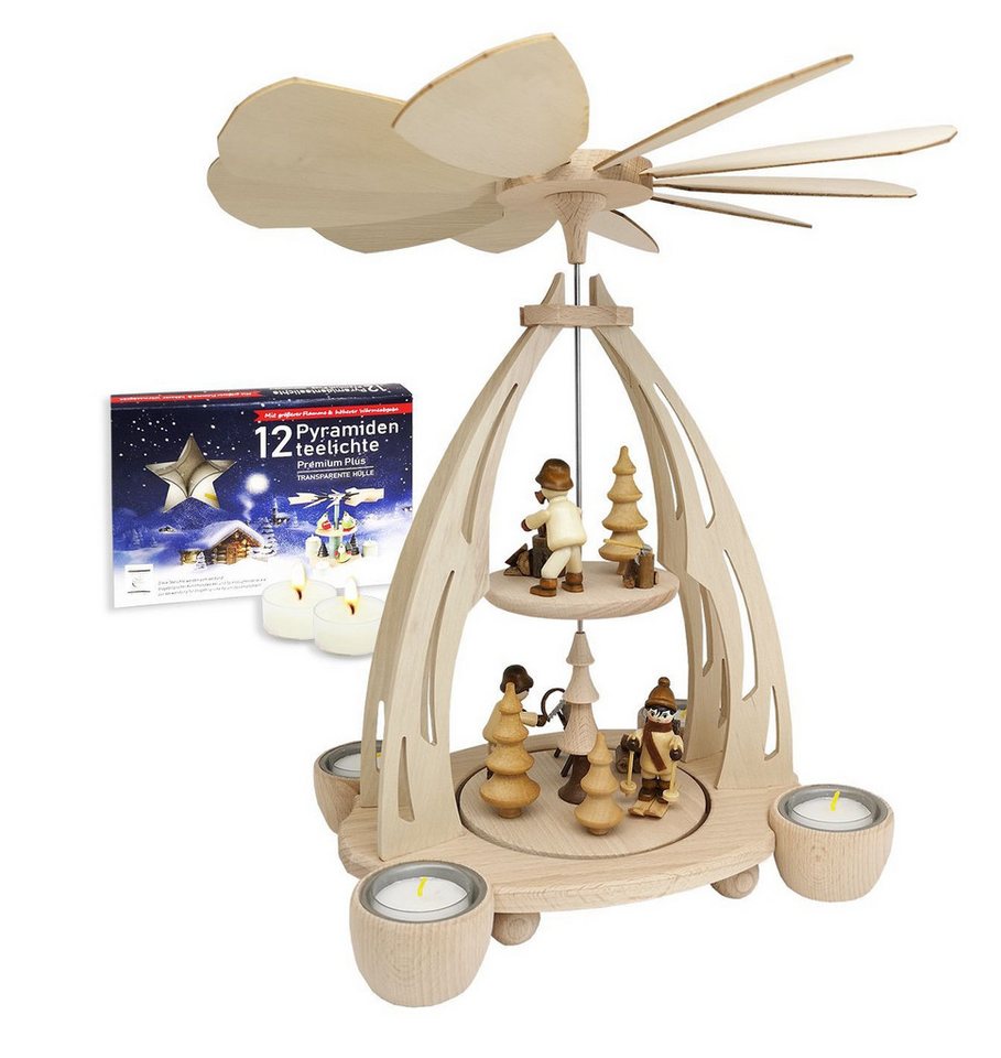 Dekoteam24 Weihnachtspyramide Holz-, Tisch-, Teelicht-, Weihnachts-, Pyramide - Holzmacher Dekoteam24 Weihnachtspyramide Holz-, Tisch-, Teelicht-, Weihnachts-, Pyramide - Holzmacher von Dekoteam24