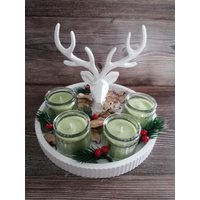 Adventskranz Modern, Raysin, Kerzen Adventskranz Modern, Raysin, Kerzen von DekoundTrend