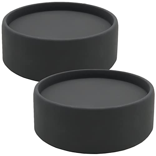 Dekovita 2er Set Kerzenhalter Ø11x4cm Beton-Optik Grau - Kerzenständer für Stumpenkerzen - Stein Untersetzer rund Dekovita 2er Set Kerzenhalter Ø11x4cm Beton-Optik Grau - Kerzenständer für Stumpenkerzen - Stein Untersetzer rund von Dekovita