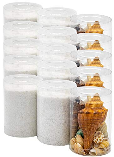 Dekovita 2kg Deko-Sand inkl. Muscheln Farbsand Set Streusand 1-4mm Streugranulat Sand-Granulat Weiß von Dekovita