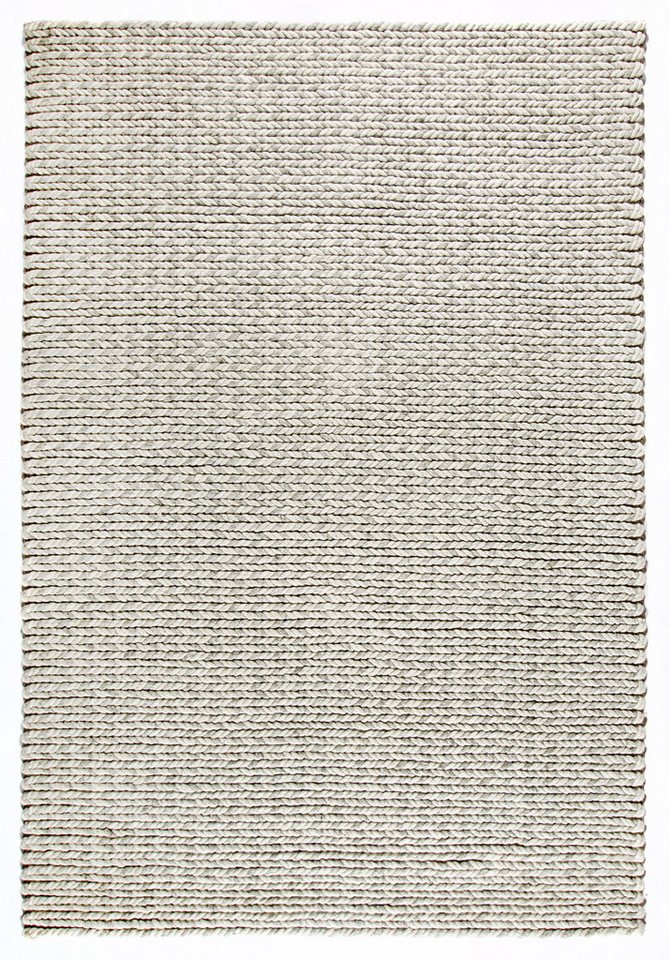 Dekowe Hochflor-Teppich Enja, rechteckig, Höhe: 25 mm, Handweb Teppich, Strickoptik, handgewebt Dekowe Hochflor-Teppich Enja, rechteckig, Höhe: 25 mm, Handweb Teppich, Strickoptik, handgewebt von Dekowe