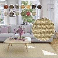 Dekowe Sisalteppich "Mara S2 mit Bordüre", rechteckig, 5 mm Höhe, Flachgewebe, Material: 100% Sisal, Wohnzimmer Dekowe Sisalteppich "Mara S2 mit Bordüre", rechteckig, 5 mm Höhe, Flachgewebe, Material: 100% Sisal, Wohnzimmer von Dekowe