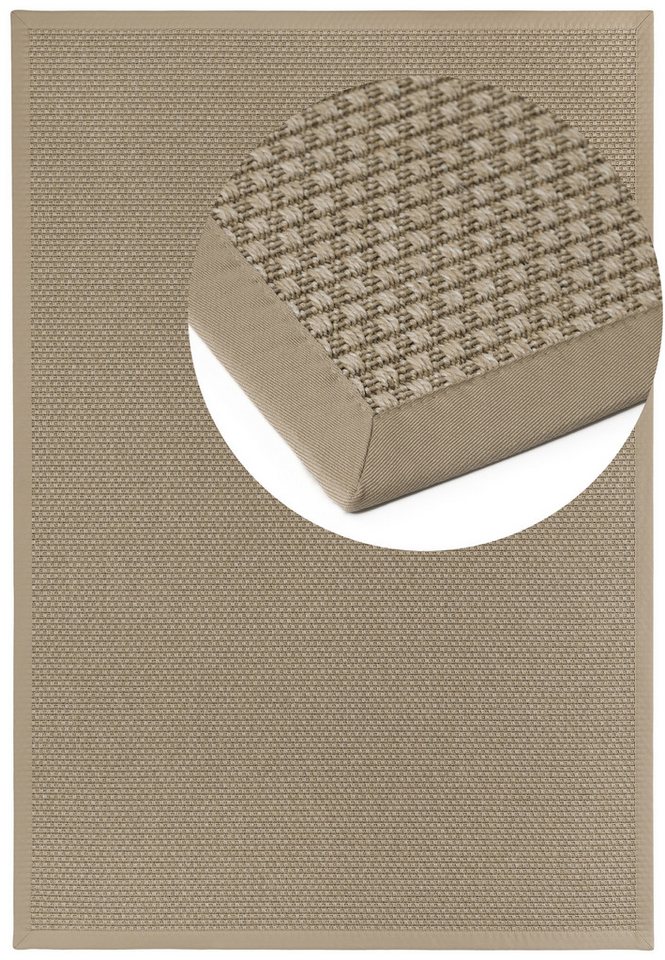 Dekowe Teppich Basic S2 Karree, rechteckig, Höhe: 10 mm, Sisaloptik, mit Bordüre, In- und Outdoor geeignet Dekowe Teppich Basic S2 Karree, rechteckig, Höhe: 10 mm, Sisaloptik, mit Bordüre, In- und Outdoor geeignet von Dekowe