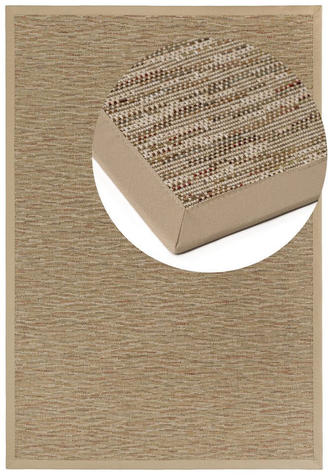 Dekowe Teppich Basic S2 Multi, rechteckig, Höhe: 10 mm, meliert, Sisaloptik, mit Bordüre, In- und Outdoor geeignet Dekowe Teppich Basic S2 Multi, rechteckig, Höhe: 10 mm, meliert, Sisaloptik, mit Bordüre, In- und Outdoor geeignet von Dekowe