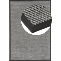 Dekowe Teppich "Basic S2 Stripes" rechteckig 10 mm Höhe meliert, Sisaloptik, mit Bordüre, In- und Outdoor geeignet von Dekowe