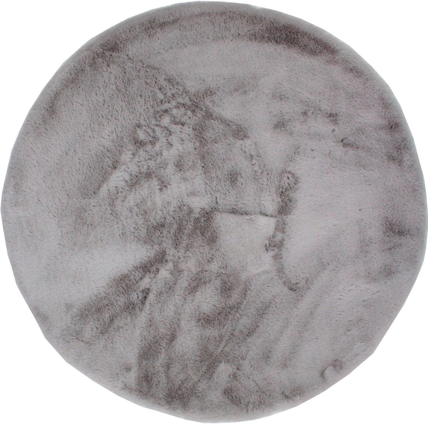 Fellteppich Roger, Dekowe, rund, Höhe: 20 mm, Kunstfell, Kaninchenfell-Haptik, ein echter Kuschelteppich von Dekowe