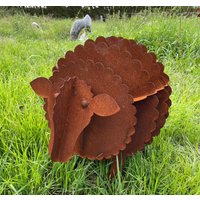 Edelrost 3D Schaf Witzig 50x45x70cm Rost Deko Zum Bepflanzen Pflanzschale Blumentopf Ziege Geschenk Rostige Gartendeko Metall Edelrost 3D Schaf Witzig 50x45x70cm Rost Deko Zum Bepflanzen Pflanzschale Blumentopf Ziege Geschenk Rostige Gartendeko Metall von Dekowelt1111