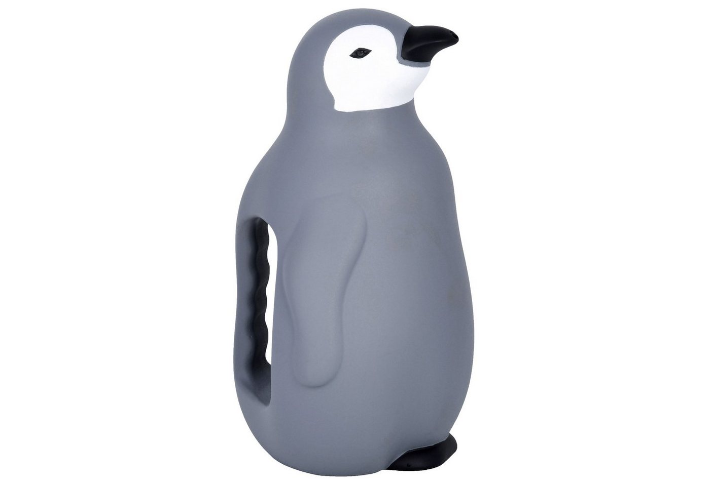 Dekowunder Gießkanne Pinguin Gießkanne grau Garten 1,4 L Kinder Blumen Kunststoff von Dekowunder