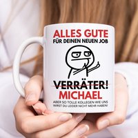 Abschiedsgeschenk Kollegen Tasse Verräter Kollege Kollegin Geschenk Zum Abschied Personalisiert Arbeitskollegen Jobwechsel von DelMaDE