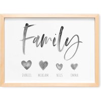 Familienposter Familie Poster Family Personalisiertes Geschenk Für Die von DelMaDE