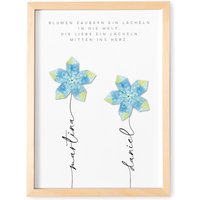 Geldgeschenk Hochzeit Blumen Bild Personalisiertes Hochzeitsgeschenk Mit Geld von DelMaDE