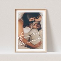 Geschenk Mama Personalisiert | Poster Mit Eigenem Foto & Spruch Personalisierbar | Ohne Rahmen Geschenk Mama Personalisiert | Poster Mit Eigenem Foto & Spruch Personalisierbar | Ohne Rahmen von DelMaDE