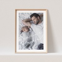 Geschenk Papa Personalisiert | Poster Mit Eigenem Foto & Spruch Personalisierbar | Ohne Rahmen Geschenk Papa Personalisiert | Poster Mit Eigenem Foto & Spruch Personalisierbar | Ohne Rahmen von DelMaDE