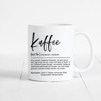 Kaffeetasse Kaffee Definition Tasse Lustiges Geschenk Kaffeetrinker Kaffeeliebhaber von DelMaDE