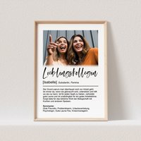 Kollegin Geschenk Lieblingskollegin Definition Poster Personalisiert Fotoposter | Ohne Rahmen Kollegin Geschenk Lieblingskollegin Definition Poster Personalisiert Fotoposter | Ohne Rahmen von DelMaDE