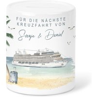 Kreuzfahrt Geschenk Spardose Schiff Personalisiertes Geldgeschenk Schiffsreise Reisekasse Kreuzfahrtschiff Urlaub von DelMaDE