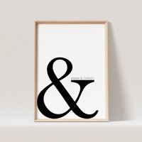 Liebesposter Personalisiert Poster Jahrestag Liebe Hochzeitsposter Hochzeitstag Geschenk | Ohne Rahmen Liebesposter Personalisiert Poster Jahrestag Liebe Hochzeitsposter Hochzeitstag Geschenk | Ohne Rahmen von DelMaDE