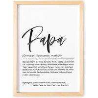 Papa Geschenk Definition Poster Bild Personalisiert Vatertagsgeschenk Papa Geschenk Definition Poster Bild Personalisiert Vatertagsgeschenk von DelMaDE