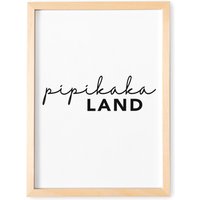 Pipikakaland Poster Badezimmer Deko Gäste Wc Bild Für Die Toilette von DelMaDE