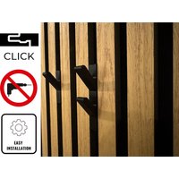 Click System Paneel Haken Für Akustikpaneele - Modern Montage Ohne Bohren Verschiedene Panel Hook von DelaDesignDE